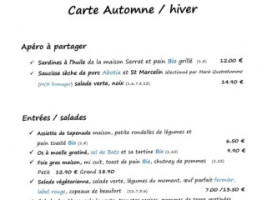 Lac Et Montagne menu