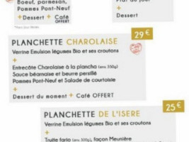 Le Cloître menu