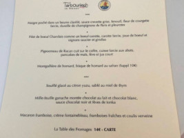 La Table D' Emilie menu