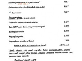 La P'tite Brasserie menu