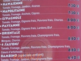 Piazza Kot menu