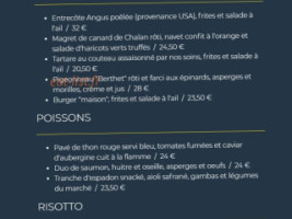 Bistro Lauris menu