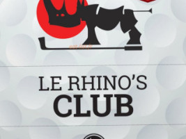 Le Rhino's Club menu