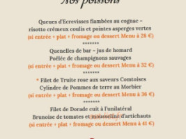 Au Lion De Belfort menu