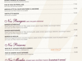 Moulin à Café menu