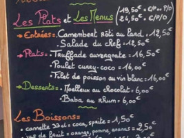 A La Pyrogue menu