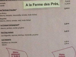 Au Bistro menu