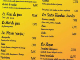 Sunésis menu