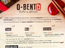 O-bentŌ menu