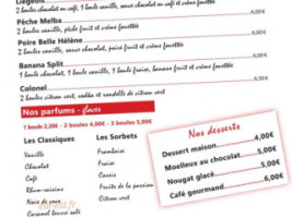 Aux 4 Vins menu