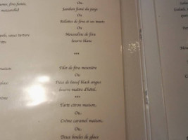 Le LÉman menu