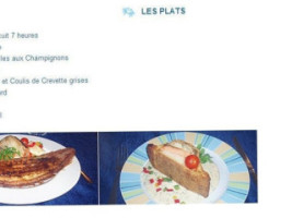 Les Falaises menu