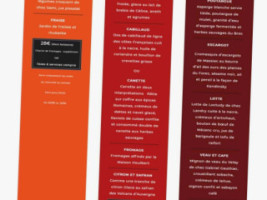 Origines menu