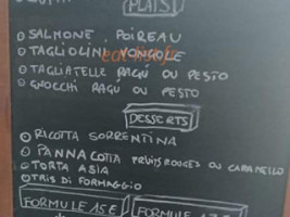 I Sapori menu