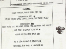 La Cabane menu