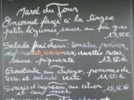 A La Louche Quiberon menu