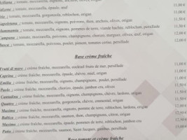 Le Patio menu