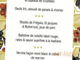 L'heritage menu