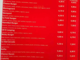 L'agence 2 Frit' menu