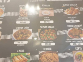 Hot Burger menu