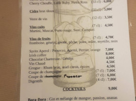 O' Patou menu