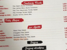 Snack Stephane menu