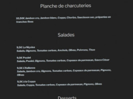 La Belle Vie menu