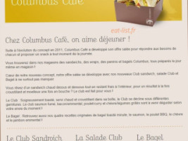 Columbus Café Co menu