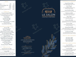 Domaine De La Gressière menu