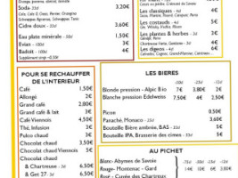 Chez Regina menu