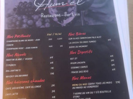 Humiel menu