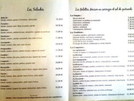 Au Rendez Vous menu