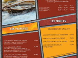 Le Skiff menu