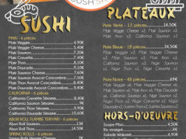 Sush'ski menu