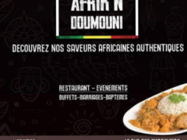 African Doumouni menu