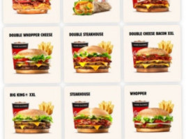 Burger King menu