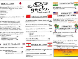 Gecko menu