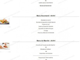 La Chênaie menu