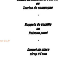 Relais Du Palsou menu