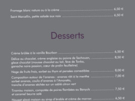 Les Tuileries menu