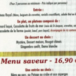 Au Soleil D'asie Carta