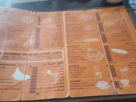 Al-andalus menu