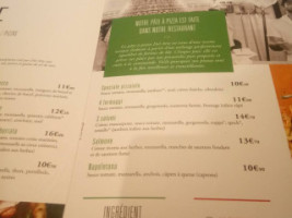 Pizza Del Arte menu