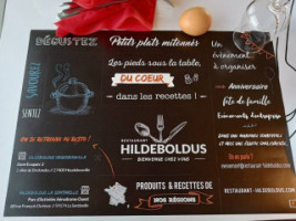 Hildeboldus Heudebouville menu