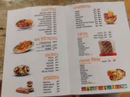 Agora (spécialité Turque Grillades Naan Kebab) menu