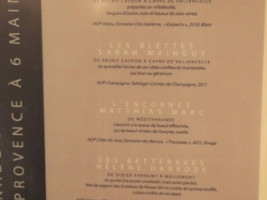 Hélène Darroze à Villa La Coste menu