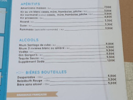 L'escapade Merville-franceville Plage menu