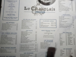 Le Charolais à Mondelange menu