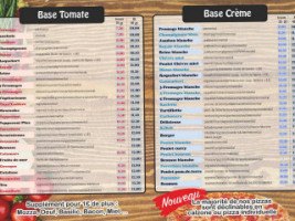 Pp Pizza menu