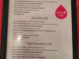 L'epicurien De Rambouillet menu